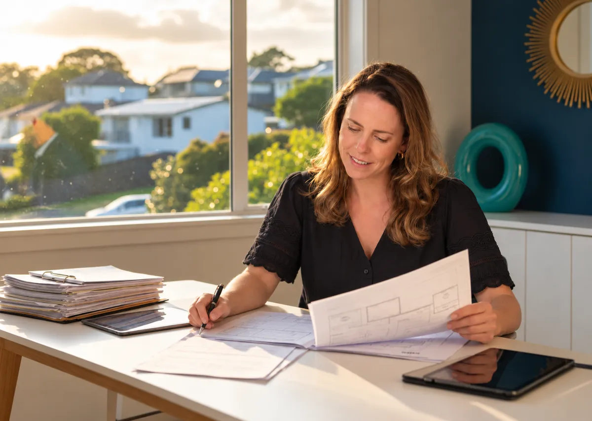 CodeCompliance specialist reviewing council documentation